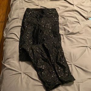 Black sparkly pants for dance